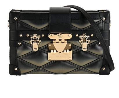 Malletage Petite Malle, &pound;2,700, Handbags, Black, Leather, Front view